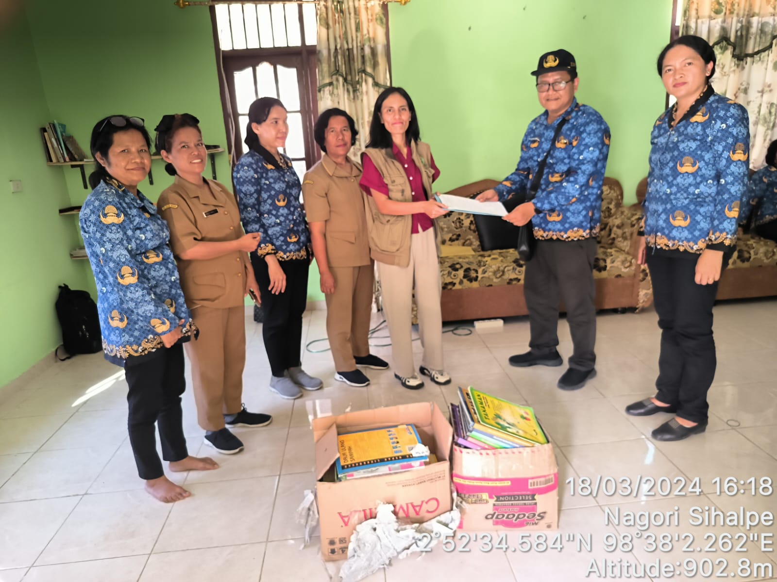 Sosialisasi Taman Baca ke Nagori